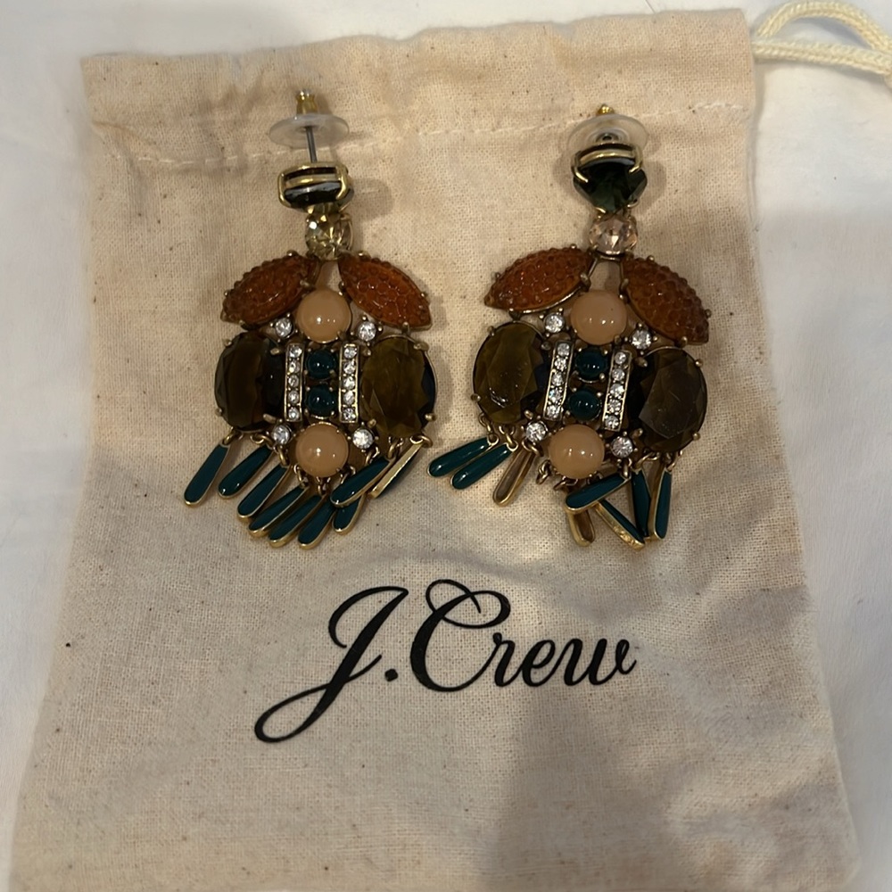 Crew statement earrings